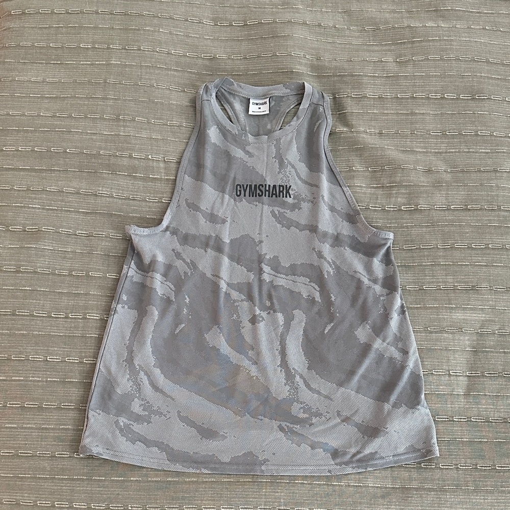 Gymshark Silver Mesh Tank